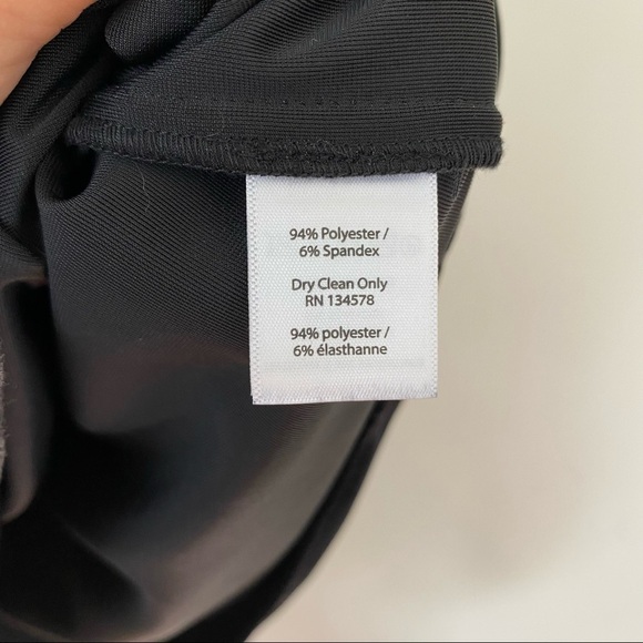 Vineyard Vines Black Velvet Sleeveless Tank Shell Boxy High Neck Velour Medium - Picture 4 of 4